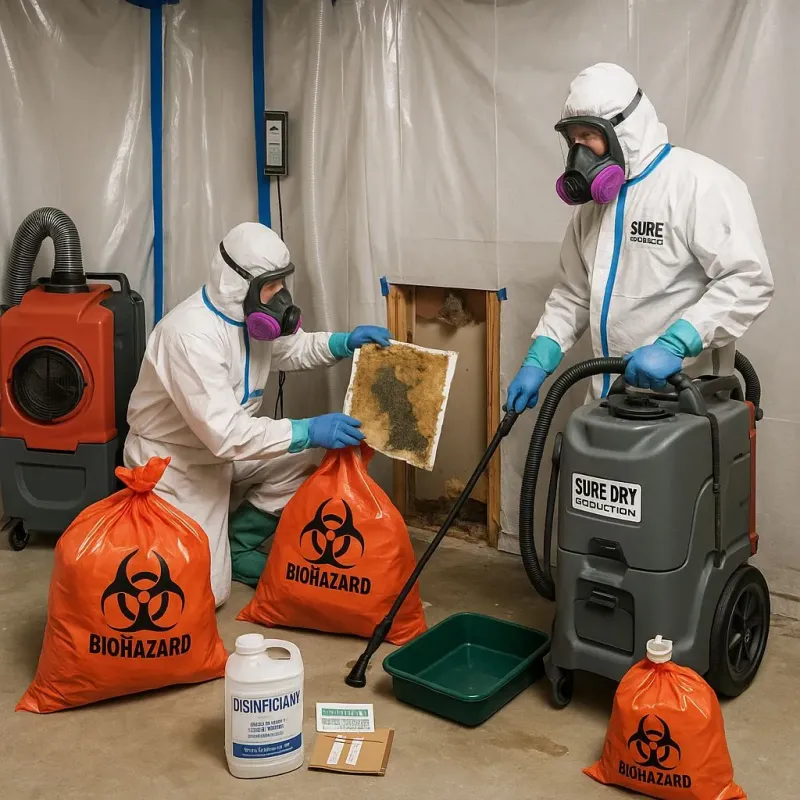 Contaminated Water Handling Protocols process in Barceloneta, PR